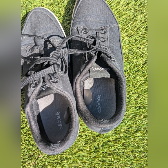 Allbirds Womens Canvas Pacers Sneakers Shoes Black Lace Up Size 9 US Comfort - Picture 6 of 7